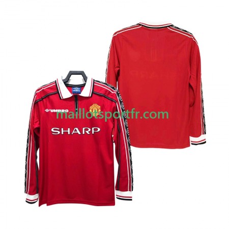 Maillot de Foot Manchester United 1999 Retro Domicile 1998 ML